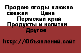 Продаю ягоды клюква свежая!!! › Цена ­ 300 - Пермский край Продукты и напитки » Другое   